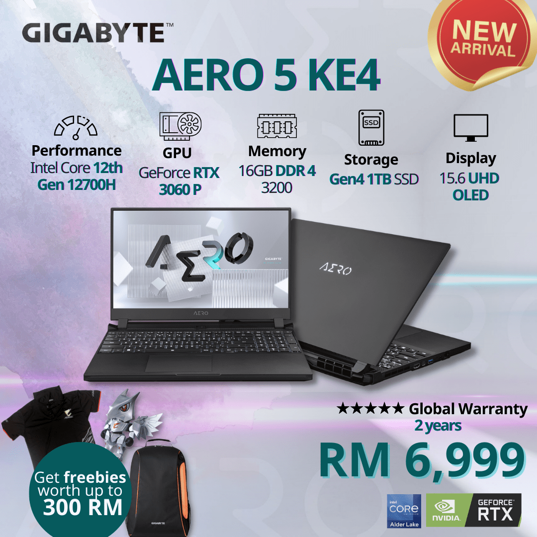 [MY] GIGABYTE 12th GEN NEW ARRIVAL AORUS